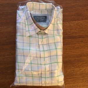 Joseph Turner (Yorkshire, UK) Long Sleeve 100% Pure Linen Shirt Medium